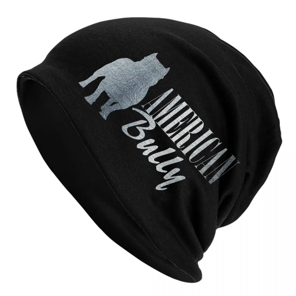 American Bully Bonnet Hats American Bully Beanie Hats Custom Skullies Beanies Autumn Winter Retro Adult Unisex Kpop Elastic Caps