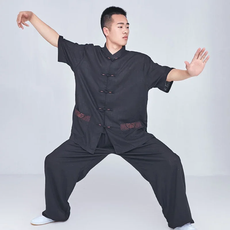 Kun Master Wushu Clothing Martial Art Uniform Tai Chi Clothes Kung Fu Dress Unisex Women And Men 2023 New Style Multicolor