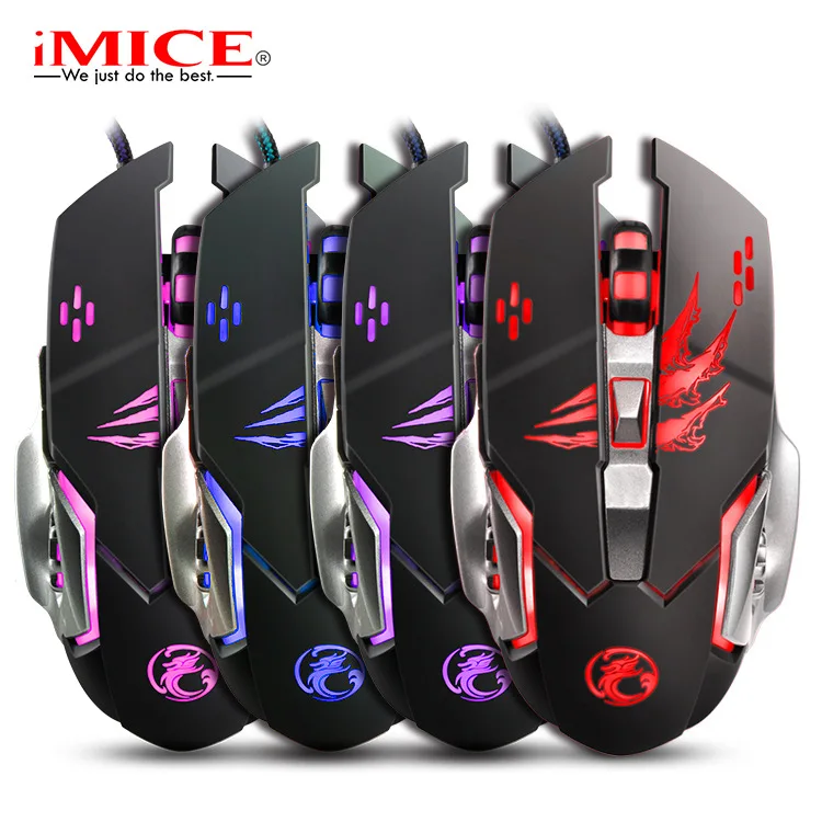 Imice Factory Wholesale A8 Wired E-Sports Game Iron Mouse