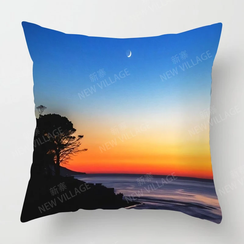 غير المؤطرة غرفة المعيشة المنزلي الديكور وسادة تغطي خمر النفط اللوحة نمط رمي وسادة غطاء 45*45 المخدة 40x40 سنتيمتر 50x50