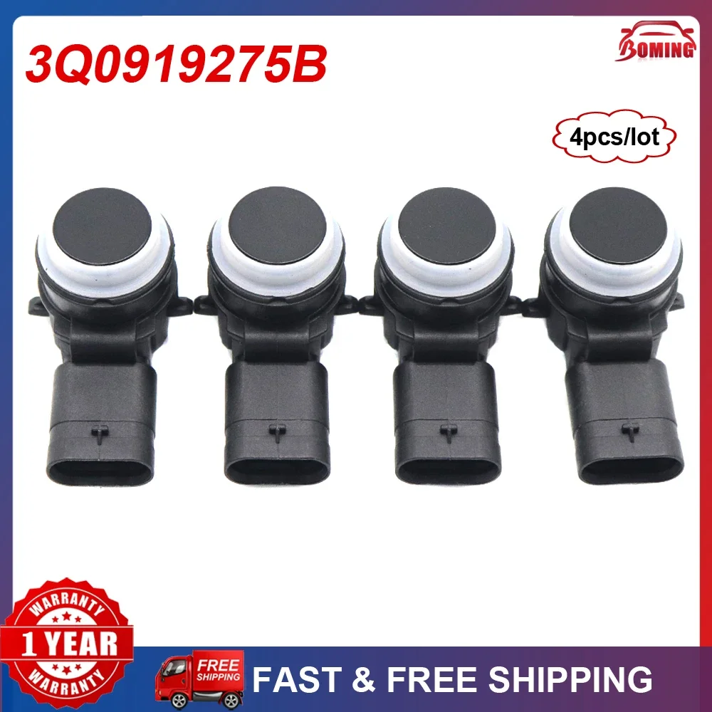 4 шт. 3Q 0919275 B черный PDC парковочный бампер реверсивный датчик для Volkswagen Tiguan 2016-2018 Skoda Kodiaq 3Q 0919275   3Q 0919275 БГР