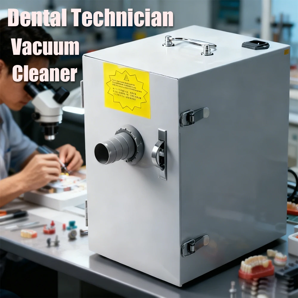 

Dental Technician Vacuum Cleaner High Power Dental Grinding Dust Extractor Low Noise Dental Lab Vacuum Dental Dust Collector