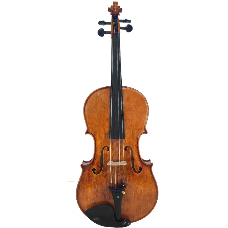 Advanced 4/4 Professional Handmade Violas Factory-Made Spruce Face Maple Side Ebony Fingerboard Carbon-Fiber Tailpiece for