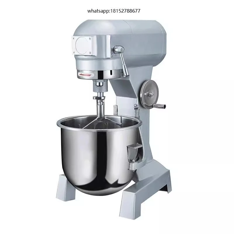Commercial Food Mixer Kitchen Machine 30L for Mixing Cake Milk New Condition Electric Flour Mill Stainless Steel Bowl