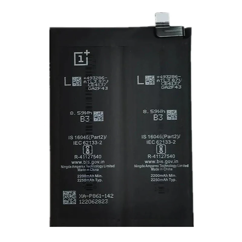2026 Years 100% Original BLP861 4500mAh Battery For 1+ One Plus Oneplus 9RT Nord 2 Nord2 Mobile Phone Replacement Bateria