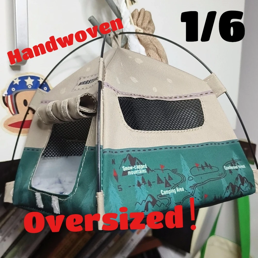

Miniature Camping Tent For Dollhouse– 1/6 Scale Dollhouse Outdoor Gear for Dioramas Collectibles