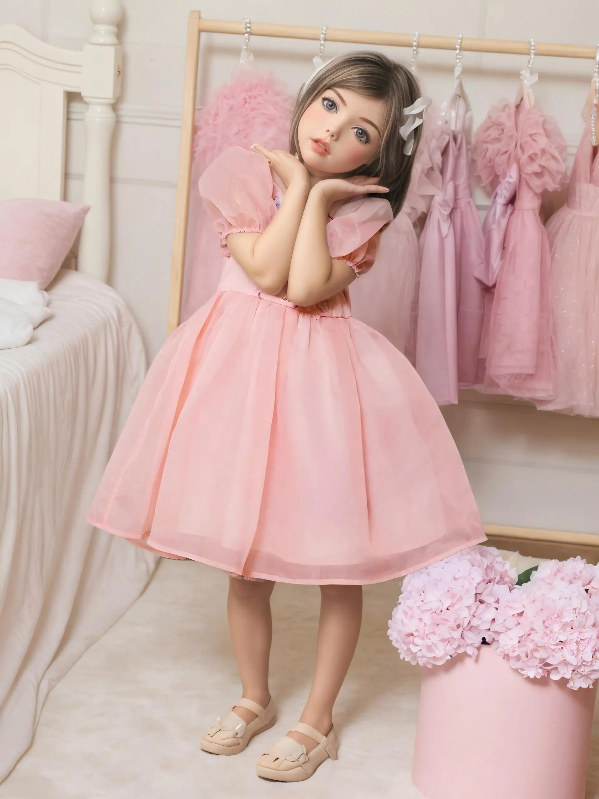 

Бесшовная кукла TPE длиной 65 см, прочные кости, универсальные позы, изысканный макияж, нежная кожа, подходит для фотографии, вечеринок