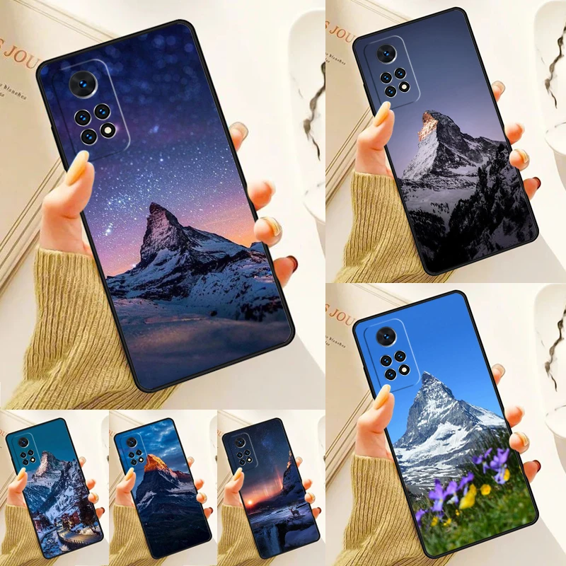 Zermatt Matterhorn Swiss Mountain Case For Samsung Galaxy S24 Plus S23 S20 S21FE Lite S22 Ultra Note 20 S8 S9 S10 Phone Coque