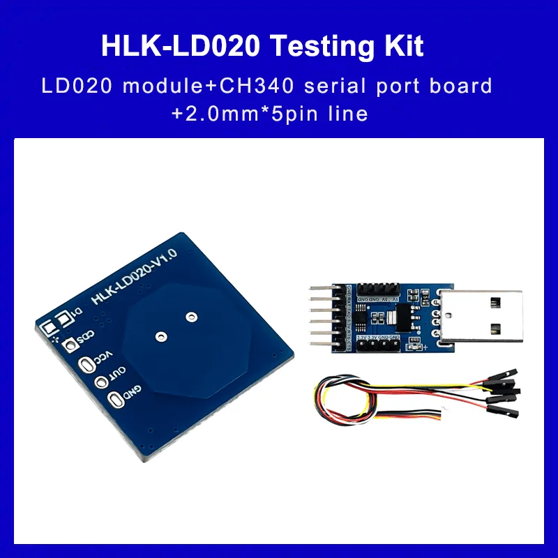

Hi-Link 5.8G Radar Sensor Module LD020 Low-Power Human Motion Detector for LED Lighting