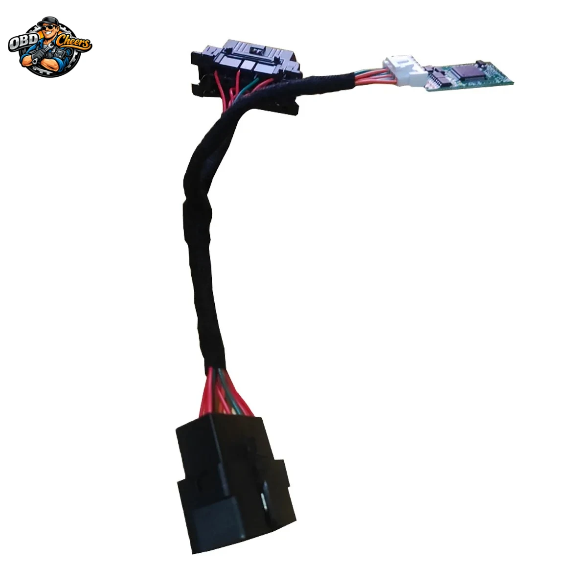 CAN OBD VIN Emulator Puerto de prueba negro Cable de modificación de número de marco de coche para Vin no combina, ahogar coches o transferencia
