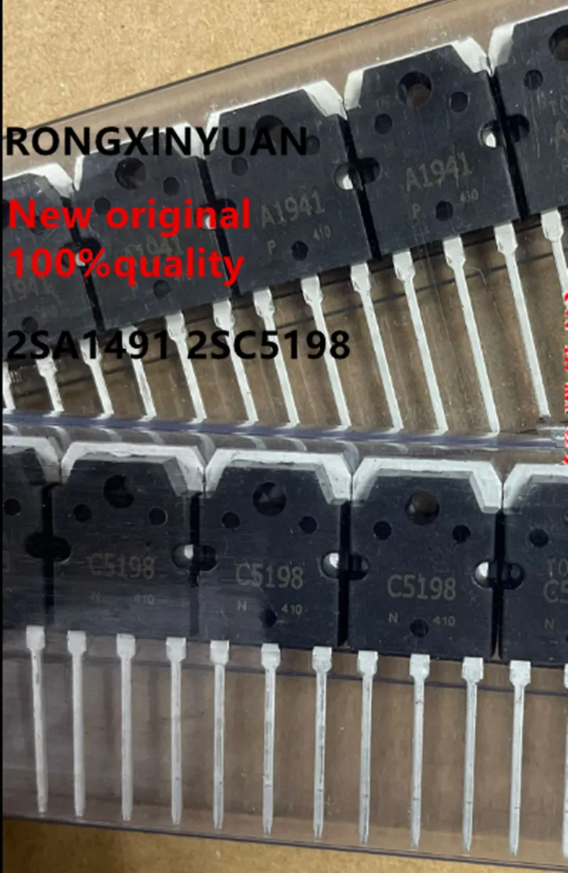 10 Uds 100% nuevo conjunto de chips Original 2SA1491 2SC5198 A1491 C5198