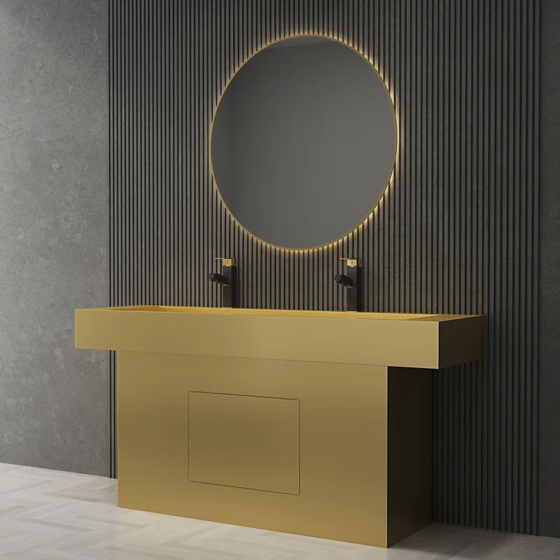 Sink sink basin toilet stainless steel column floor-to-ceiling sink