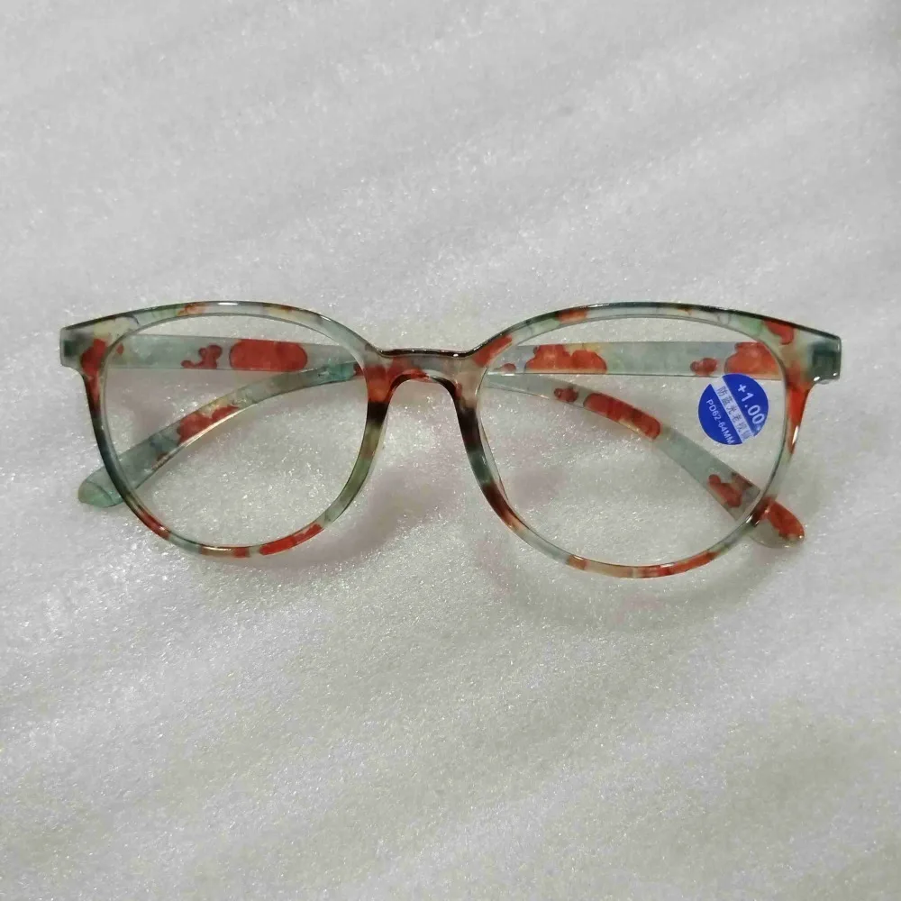 

Women Elegant Flowers Portable Eye Protection Presbyopic Glasses Reading Glasses Anti-Blue Light Eyeglasses
