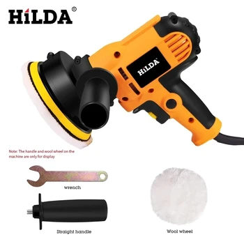 HILDA car polisher machine auto polishing machine adjustable speed sanding waxing tools car accessories power tools