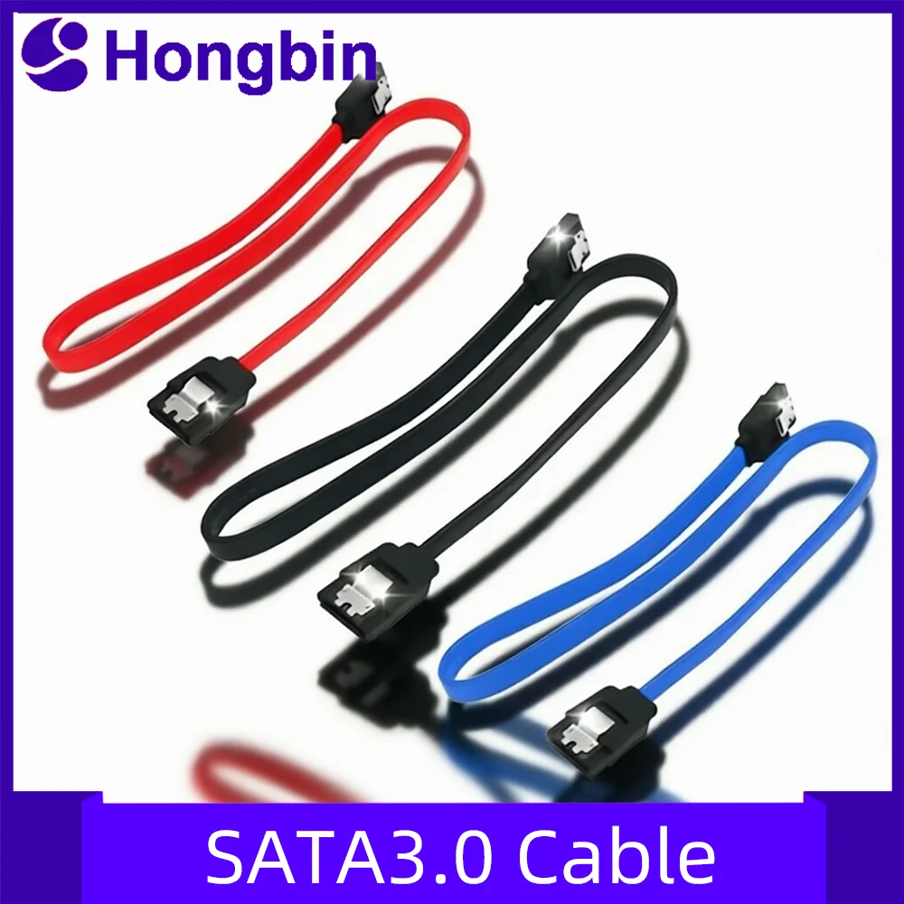SATA Cable Sata3.0 Solid State Hard Disk Serial Data Cable Multi-Spec Flexible Sata Hard Disk Fast Transmission Cable