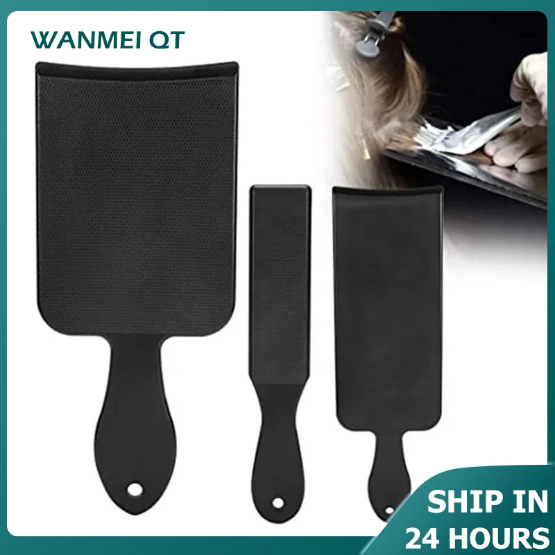 Salon Hairdressing Highlighting Tool DIY Tinting Applicator highlight board for hair Black Plastic Hair Coloring Balayage Board