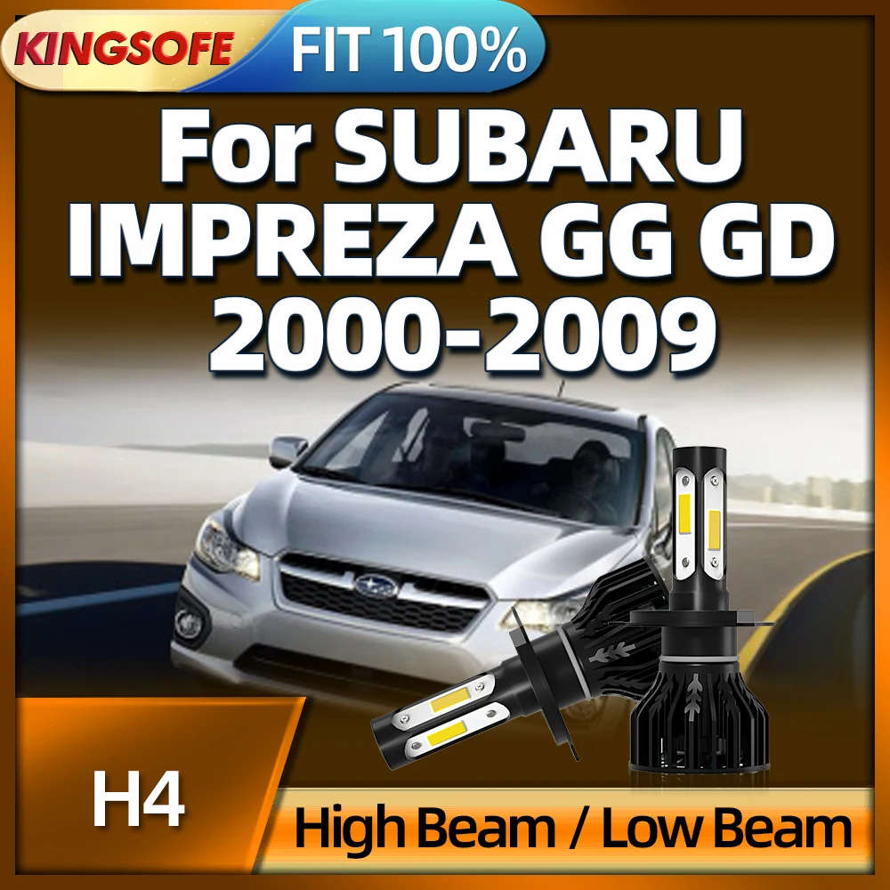 

30000LM H4 LED Headlight 140W High Power Lamp 6000K For SUBARU IMPREZA GG GD 2000 2001 2002 2003 2004 2005 2006 2007 2008 2009