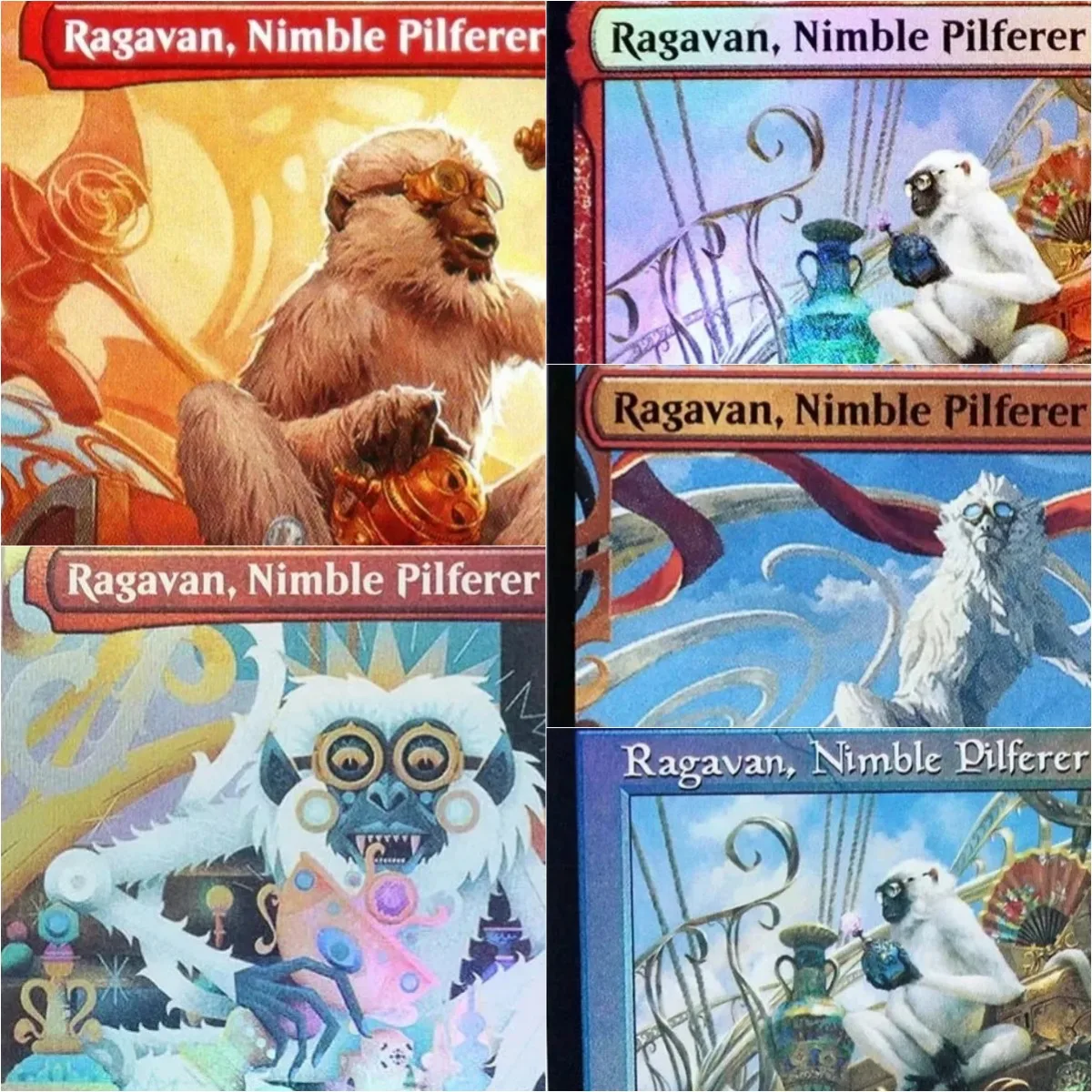 

"Ragavan, Nimble Pilferer" TCG Magical Proxy Cards Game Quality Proxy Gathering Board Playing Game Trading Cards Proxy