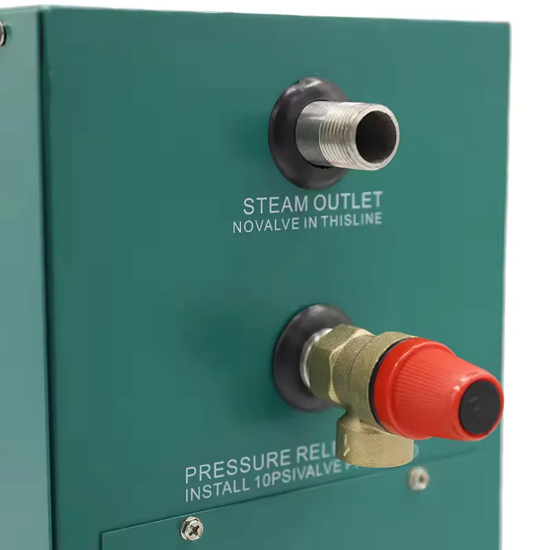 9KW Steam Generator 220 V/380 V สําหรับซาวน่าห้องอาบน้ํา Power Home Steamer Maker เครื่อง HotRoom Bath SPA Digital Controller