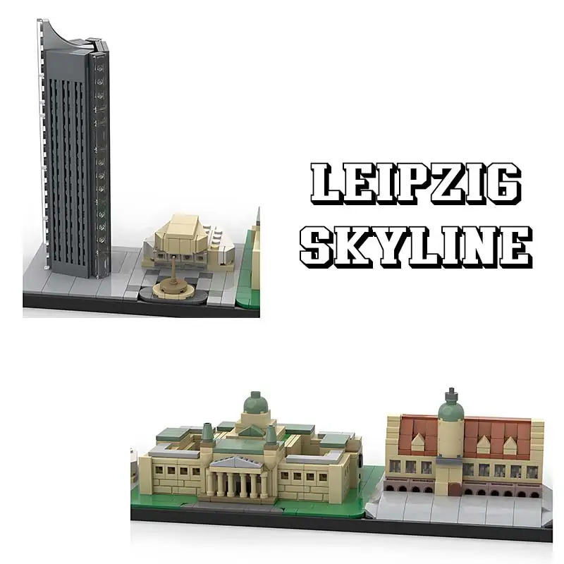 Blocos De Construção Criativos Para Crianças, Brinquedo De Tijolos, Torre Da Cidade, Street View, Modelo De Arquitetura, Puzzle Gift, MOC-68076, Sachet Skyline