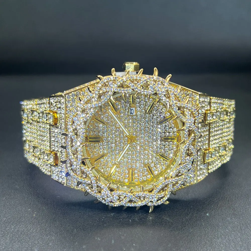Missfox Quartz Watches For Men with Flower Case