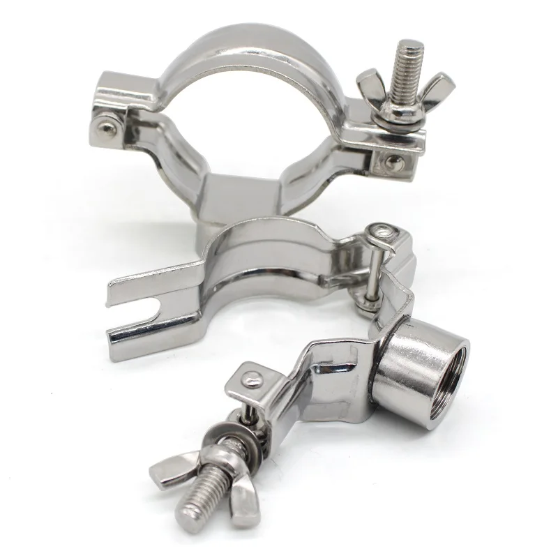 19mm-102mm304 Edelstahl Rohr Aufhänger Rohr Clamp Rohr Clamp Interne Gewinde Rohr Aufhänger Hausgemachte
