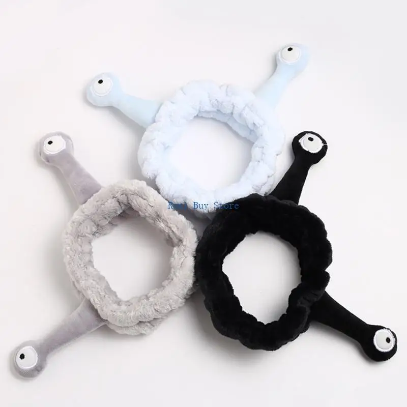 U13D المرأة غسل الوجه رئيس الفخامة كرار كاريكاتير مضحك هوائي عيون عيون مرنة الشعر شريط الحلوى ملونة مكياج عمامة باندانا