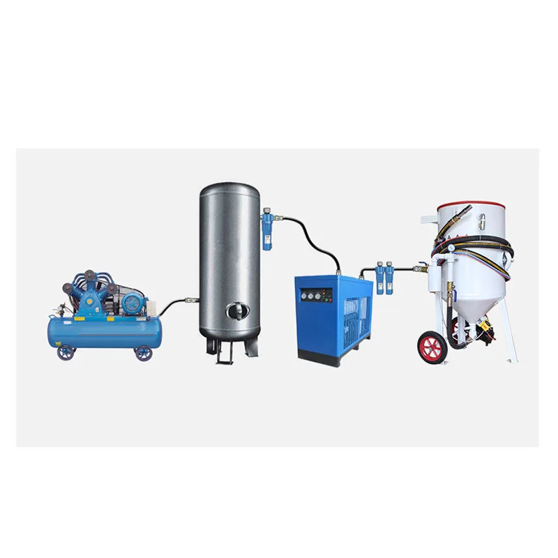 Mobile Small High-pressure Sandblasting Machine Sandblasting Tank Manual Derusting Water Sandblasting Equipment Accessories