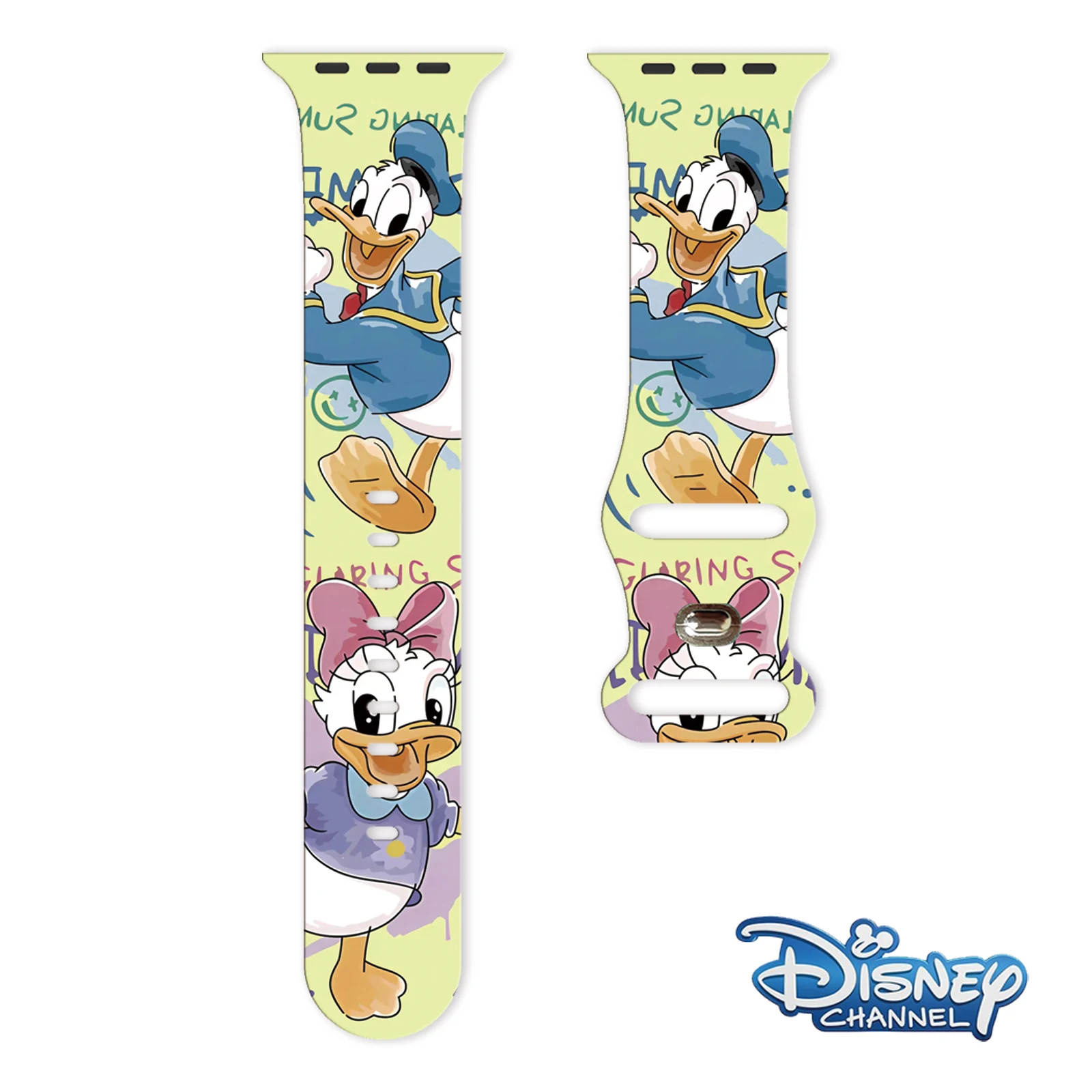 

Disney Donald Duck Series Printed Strap for Apple Watch 10 9 8 Silicone Band Replaceable Bracelet for iWatch 46mm 44mm 42mm 41mm