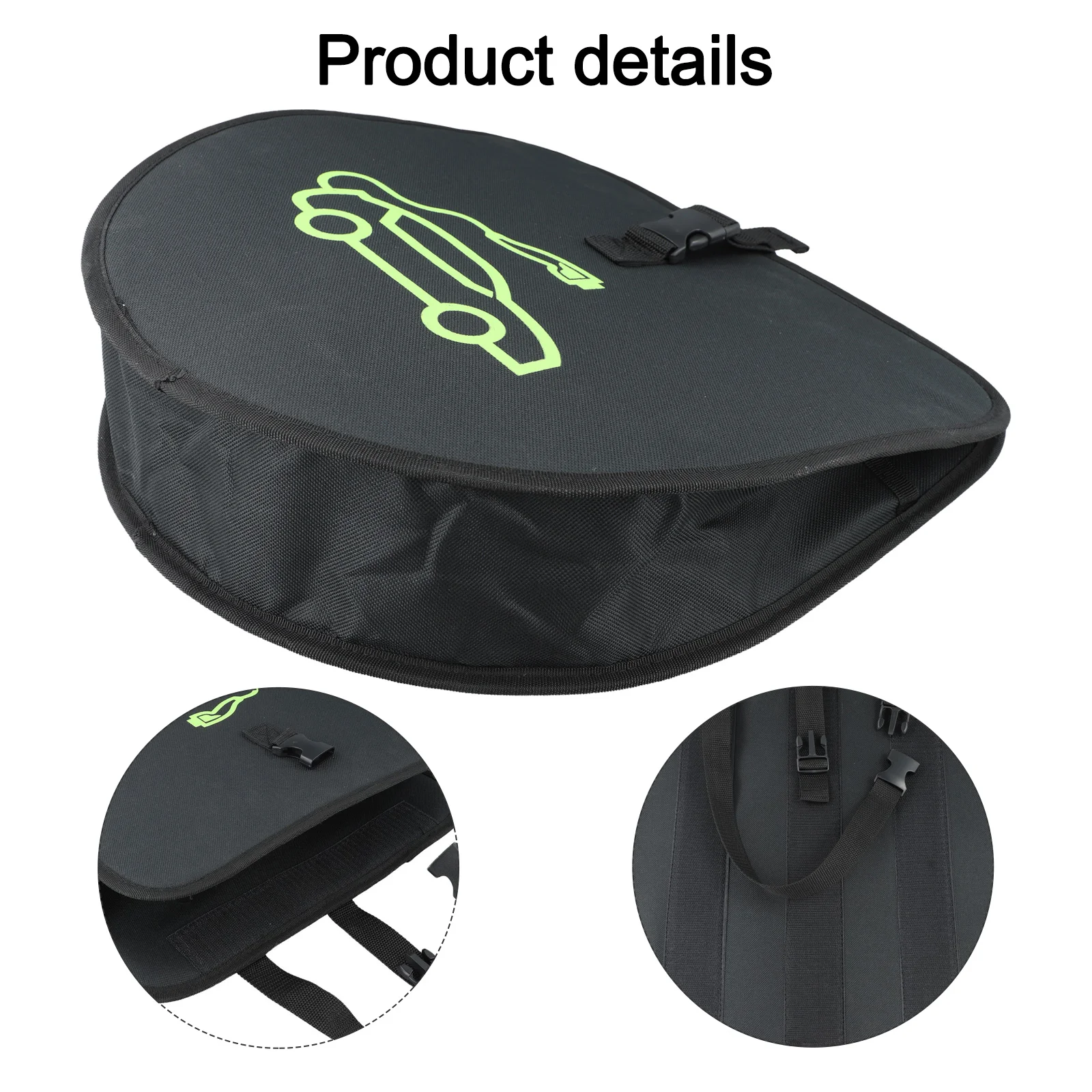 كبير ترقية تعليق الطاقة مركبة شحن خط حقيبة التخزين مقاوم للماء كابل شحن EV حقيبة التخزين الداخلي #2