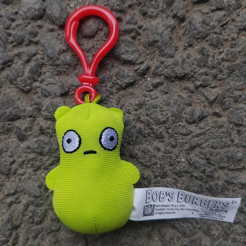 6CM Anime Bobs Burgers Kuchi Kopi Keychain  For Backpack Soft Movie Christmas Figure Toy Plush Stuffed Collectible Toy Christma