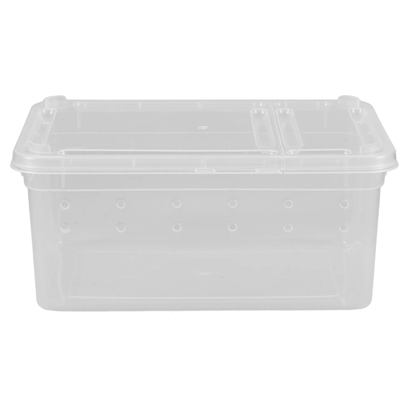 

Reptile Feeding Box Compact Acrylic Terrarium For Spider Lizard Turtle Frog Corn Snake Small Reptiles Breeding Habitat Container