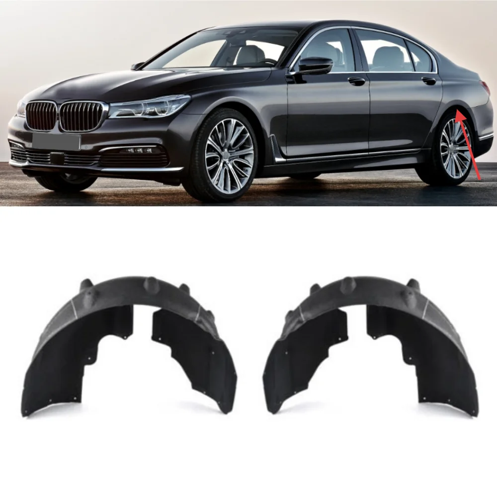

For BMW 7 Series G11 G12 2015-2019 car rear wheel liner mudguard OE: 51717340203 51717340204