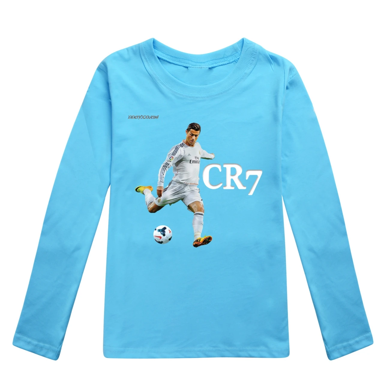 CR7 Spring Autumn Children's Clothing Cotton Boys Girls Long Sleeve T-shirt Toddler Kids Casual T Shirt Tops