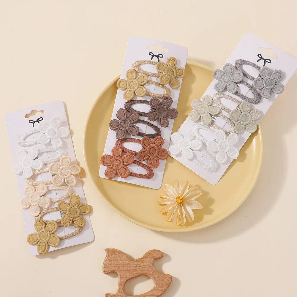 6 pezzi carino fermagli per capelli bambina margherita fiore forcine per bambini principessa barrette accessori per capelli bambino fermagli per capelli stile coreano primaverile
