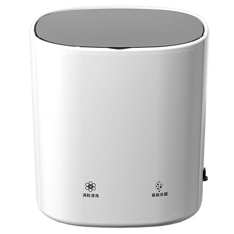 

ABHB-Портативная мини-стиральная машина Синий свет Стиральная машина Ультразвуковая турбо-стиральная ванна Центробежный поток воды Обезвоживание