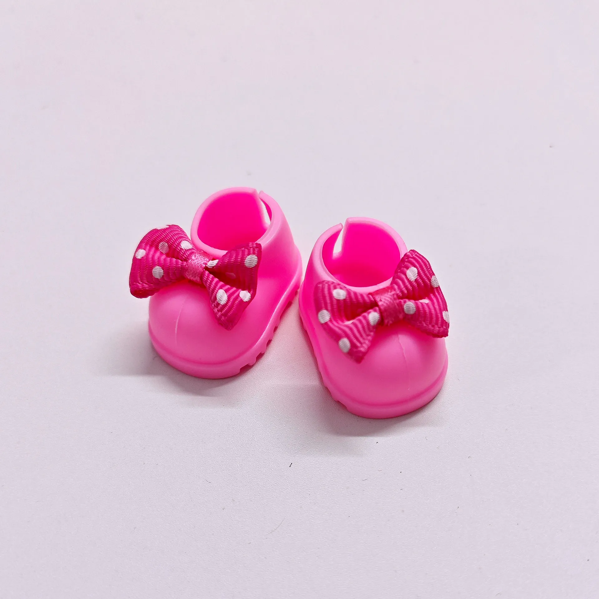 Botas de lluvia y auriculares de lunares para muñeca Labubu, zapatos de playa coloridos Labubu de 15-17cm, accesorios para fiesta sentada