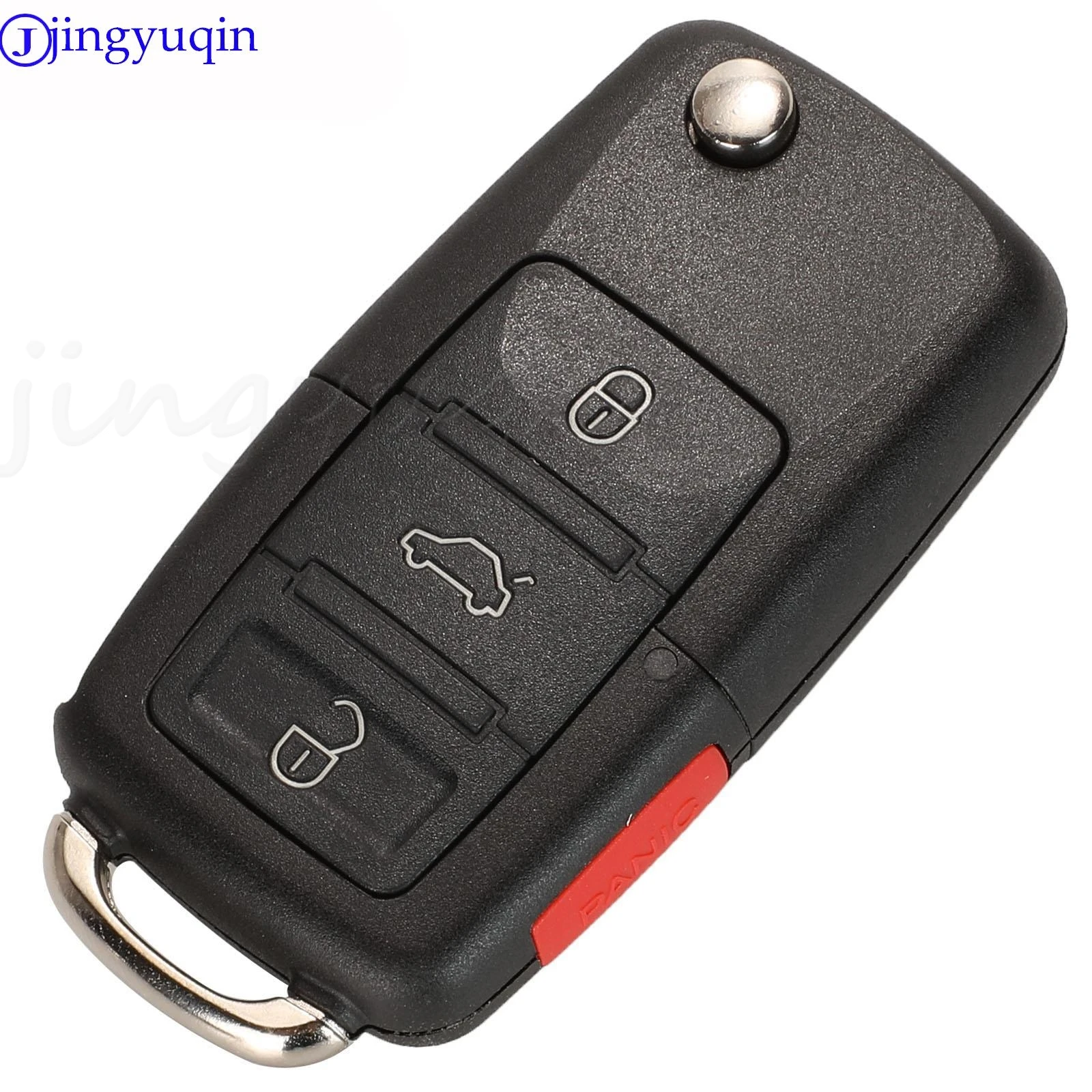 jingyuqin For VW Beetle Golf Passat Jetta Flip Key Car Remote Key Entry Transmitter Fob 315Mhz ID48 1J0959753AM 1J0959753DC