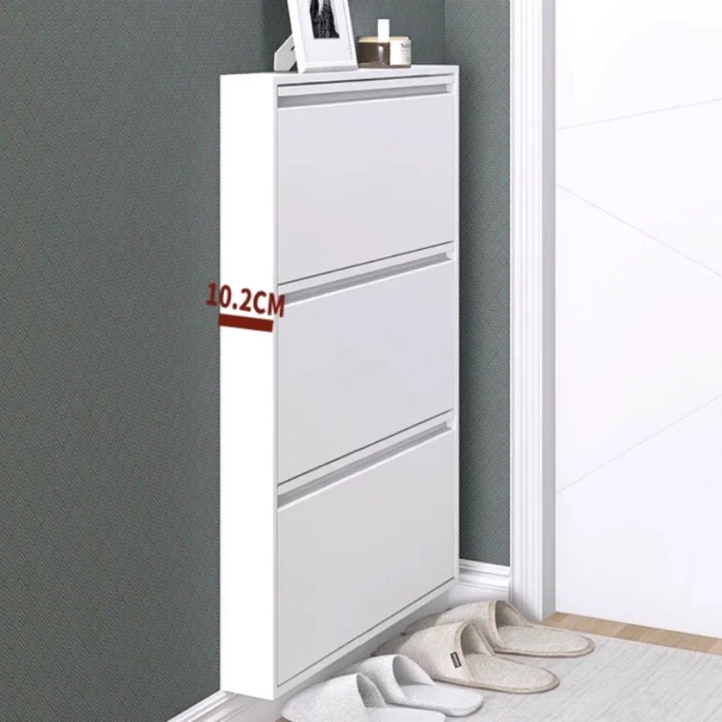 Large Design White Shoe Cabinet Strong Beutiful Hotel Living Room Shoe Rack Organizer Luxury Schoenen Kast Home Furniture - Image 4