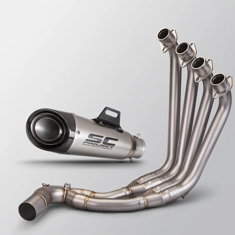 lossless installation, complete vehicle reconditioning,complete system,Carbon fiber silencer for motorcycle exhaust pipe,CBR650