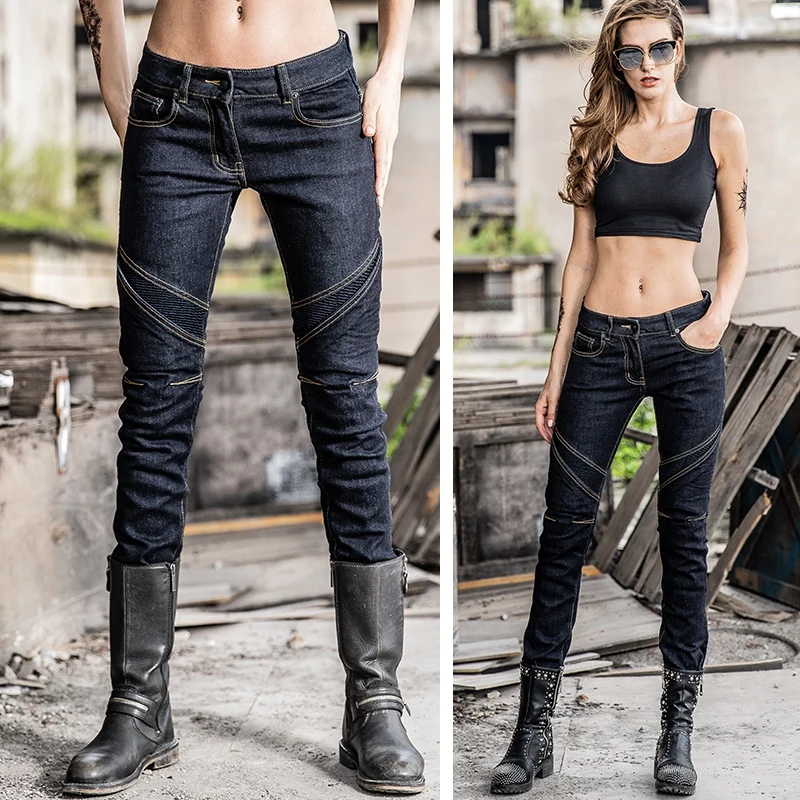 

Uglybros мотоциклетные джинсы женские обновленные силиконовые протекторы съемные повседневные модные гоночные дорожные брюки Four Seasons мотобрюки