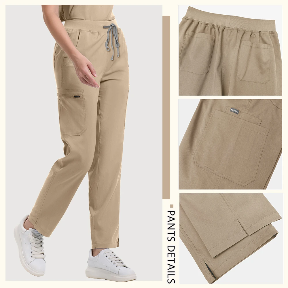 High Quality Multi Color Pharmacy Workwear Medical Uniform Hospital Nurse Uniform Nursing Scrub Set Women Men Short Sleeve Suit