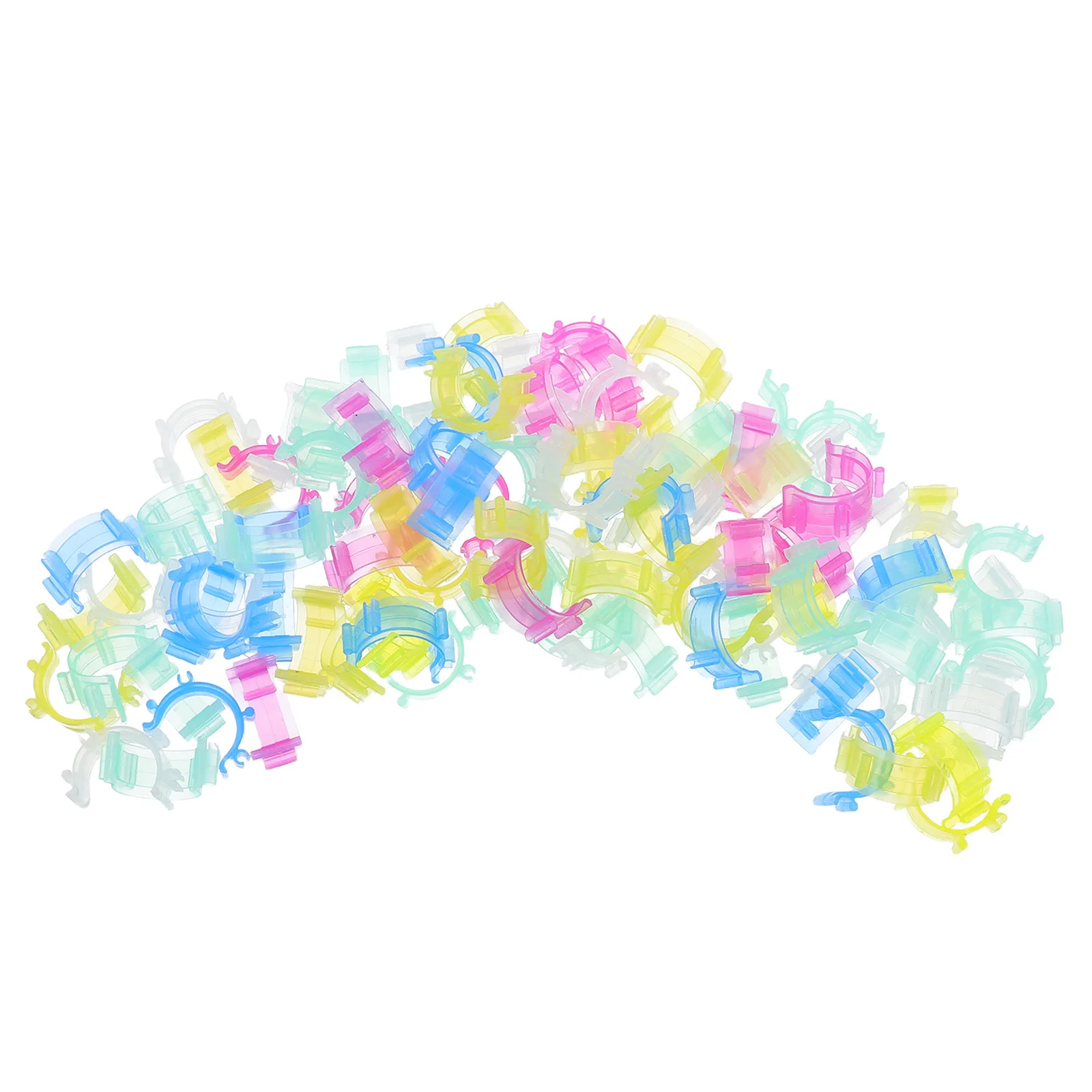 

100Pcs Secure Grip Bobbin Holders Thread Organizing Accessories for Home and Industrial Use Fixed Clip Fixing Clip Rings