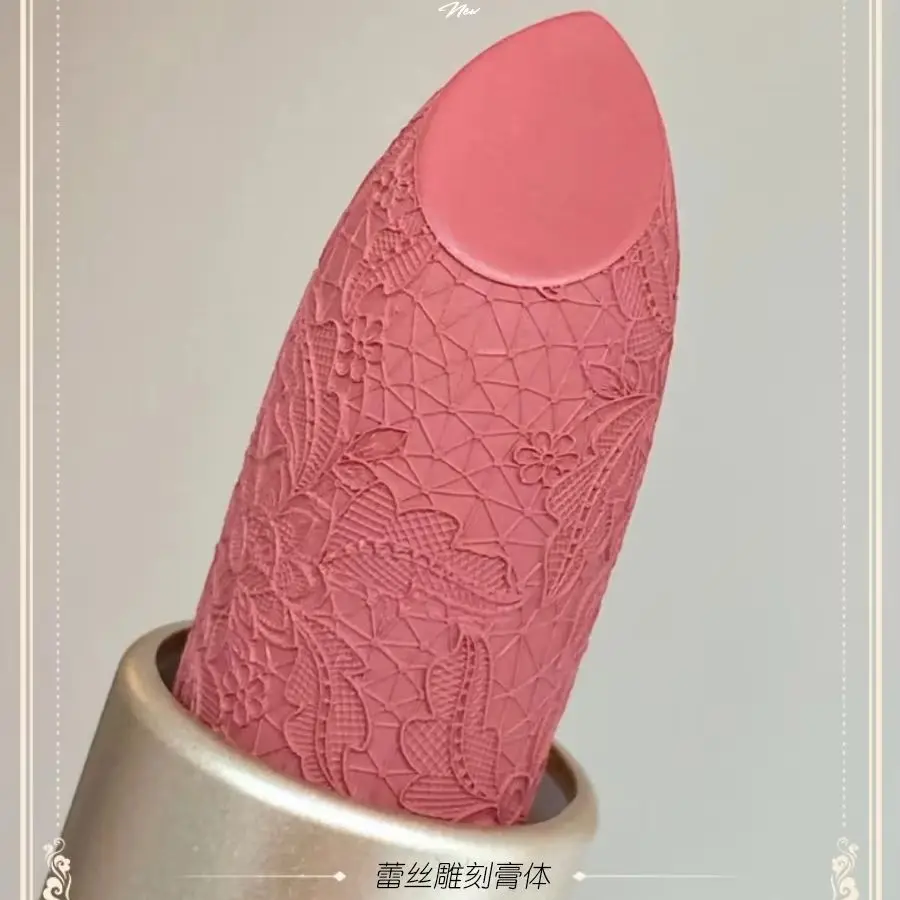 Colorrose Embossed Lipstick Matte Moisturizing Milk Tea Brown Lip Stick Long Lasting Velvet Makeup