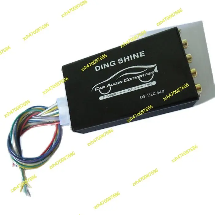 

Car audio car amplifier retrofit car high to low to high four in four out HIFI level converter