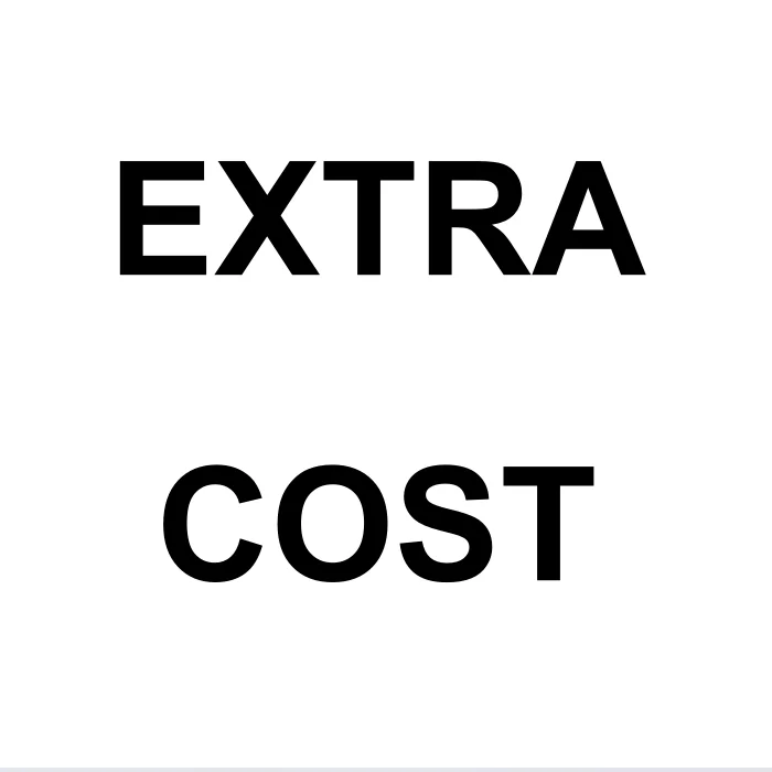 Extra cost of shipping cost or spare parts or insurance or price difference