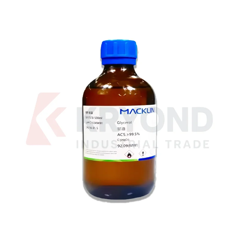MACKLIN Glycerol CAS 5-81-5 Reagent Grade 99 Pct Colorless Liquid for Chemical Analysis Biochemical Research and Industrial Use