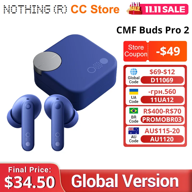 Новый глобальный Verison CMF Buds