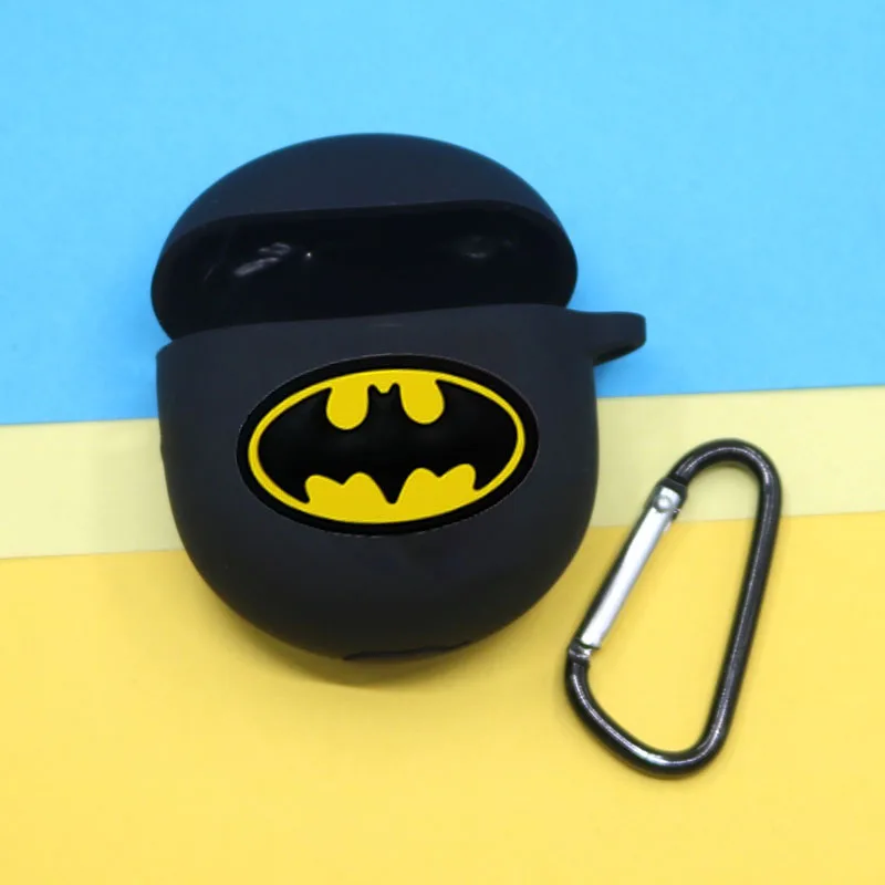 Cartoon Marvel Batman Case For Google Pixel Buds Pro Case Earphone Case For Google Pixel Buds 2 Cover With hook