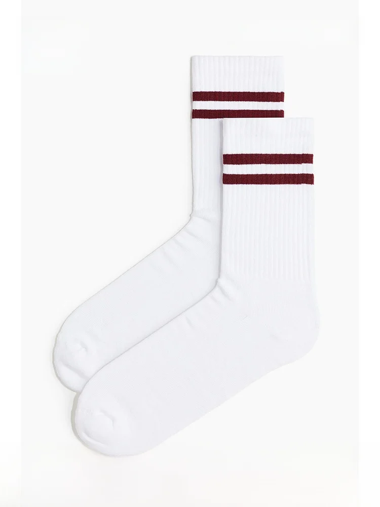 

H&M Men's Socks HM2026 Summer New Style Casual Cotton Blend Comfortable Breathable Mid-Calf Socks for All Seasons